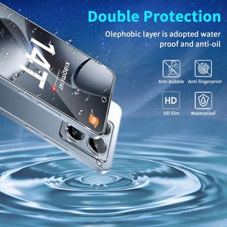 Protezione schermo e lente per Xiaomi 14T/Mi 14T in vetro temperato Lutree