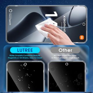Protezione schermo e lente per Xiaomi 14T/Mi 14T in vetro temperato Lutree