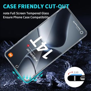 Protezione schermo e lente per Xiaomi 14T/Mi 14T in vetro temperato Lutree