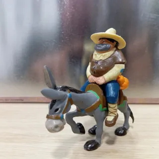 Figura PVC Sancho Panza con burro. 1979 Romagosa