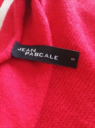 Maglione Jean Pascale Rosso Scollo V Taglia S