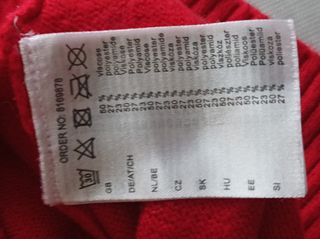 Maglione Jean Pascale Rosso Scollo V Taglia S