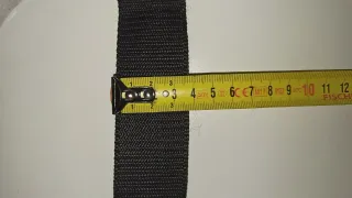 Cinturón Táctico Negro Hebilla Metálica