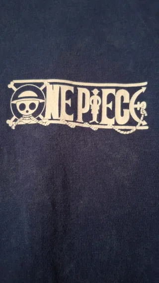 Camiseta One Piece azul ácido