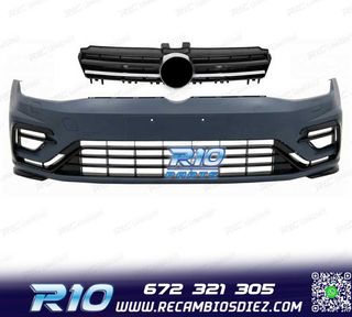 PARAGOLPES DELANTERO VOLKSWAGEN VW GOLF 7.5 17-19 LOOK R20 S