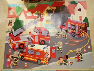 Puzzle de Bomberos Janod