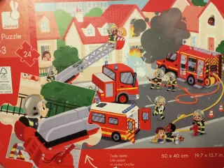 Puzzle de Bomberos Janod
