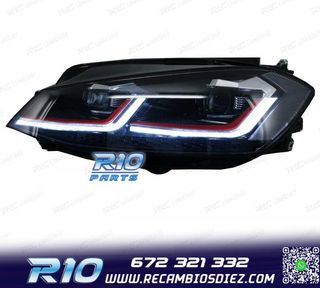 FAROS VOLKSWAGEN VW GOLF 7.5 17-19 FULL LED DINAMICOS LOOK G
