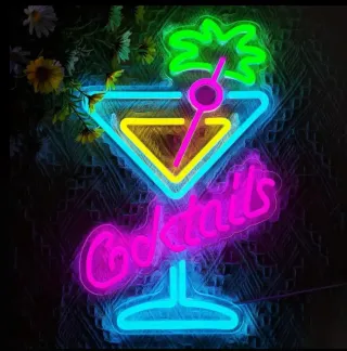 Lampada Neon LED "COCKTAIL" MAXI Multicolor