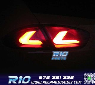 PILOTOS SEAT LEON II 09-13 CARDNA FULL LED NEGRO AHUMADO