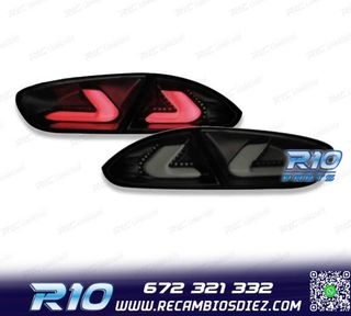 PILOTOS SEAT LEON II 09-13 CARDNA FULL LED NEGRO AHUMADO