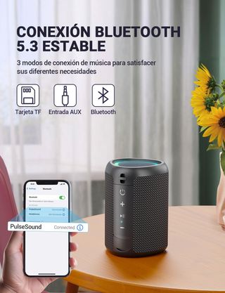 Altavoz bluetooth 15W RGB