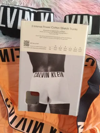 Calvin Klein Boxers Algodón Pack 3 Tallas S a L