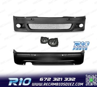 KIT CARROCERIA BMW E39 PARAGOLPES DELANTERO + TRASERO + NIEB