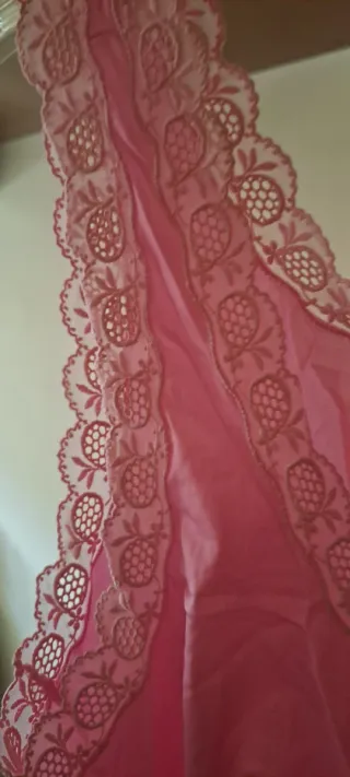 Camicia da notte vintage rosa. Taglia 48 italiana.