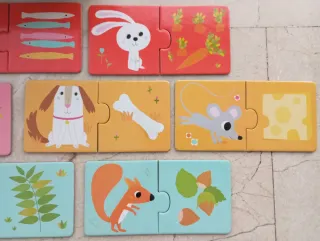 Puzzle Duo Animales Djeco