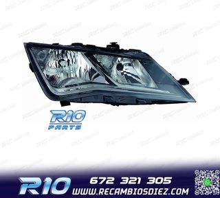 FARO DCH PARA SEAT LEON 12-16 FONDO NEGRO