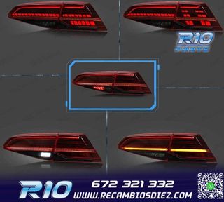 PILOTOS VOLKSWAGEN VW GOLF 7 7.5 12-20 LOOK 7.5 INTERMITENTE