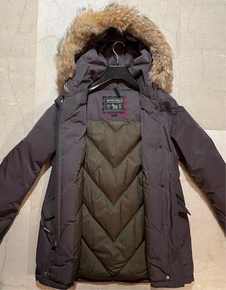 Woolrich Arctic Parka Donna Marrone Usato