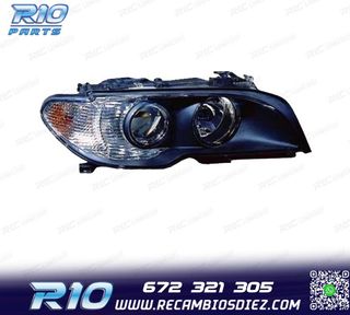 FARO DCH + INTERMITENTE BMW SERIE 3 E46 COUPÉ FONDO NEGRO