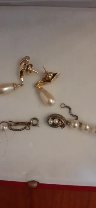 Collar y Pendientes Perlas Majorica