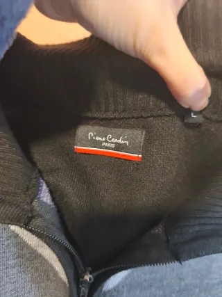 Jersey Pierre Cardin L Negro Morado