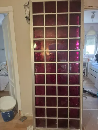 División pavés inyectado con estructura