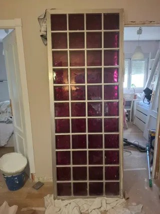 División pavés inyectado con estructura