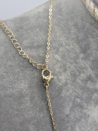 Collar Ankh Acero Quirúrgico Baño Oro