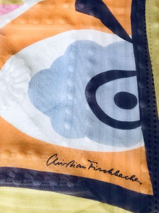 Foulard Fischbacher seta multicolor geometrico