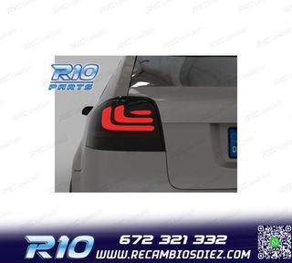 PILOTOS AUDI A3 8P 03-09 CARDNA FULL LED NEGRO AHUMADO