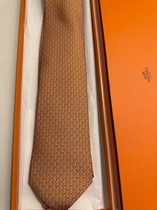 Corbata Hermes Naranja
