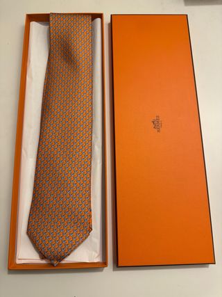 Corbata Hermes Naranja