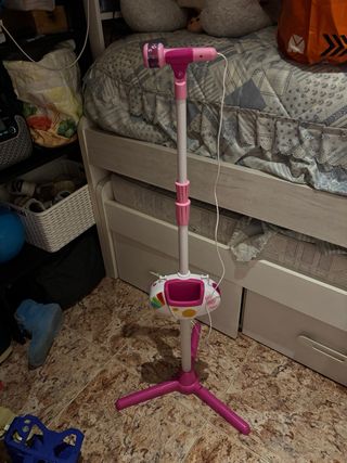 Micrófono Karaoke Infantil Rosa