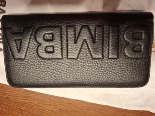 Cartera Bimba y Lola Negra con Correa Rosa