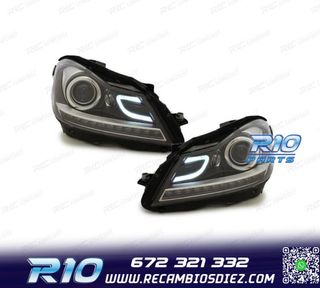 FAROS MERCEDES W204 11-14 LUZ DIURNA LED TUBE LIGHT + LED FO