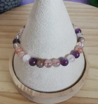 Pulsera Súper 7 Natural 6mm