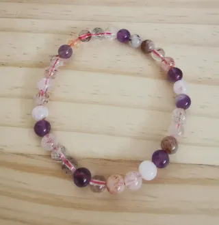 Pulsera Súper 7 Natural 6mm