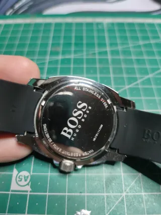 Reloj Hugo Boss Hombre Negro/Plata