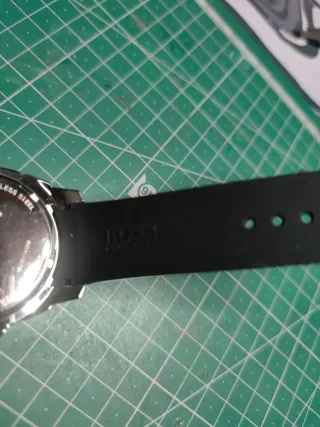 Reloj Hugo Boss Hombre Negro/Plata