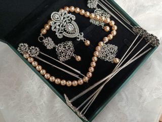 Aderezo Fallera Plata Completo