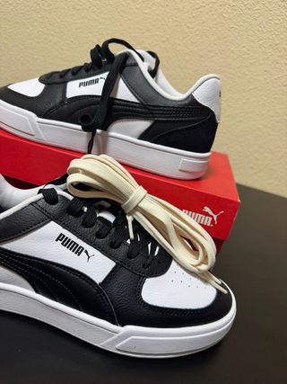 Zapatos Puma Caven Mix Negro/Blanco