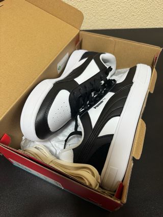 Zapatos Puma Caven Mix Negro/Blanco