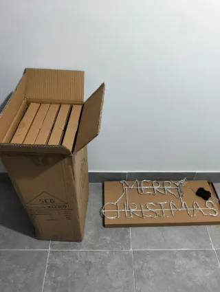 Luces LED 'Merry Christmas