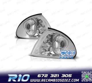 INTERMITENTES FRONTALES BMW E46 BERLINA E46 98-01 CROMO CRIS