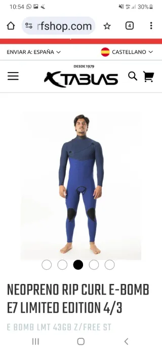 Traje Surf Rip Curl 4/3 E-Bomb E7 Limited Edition