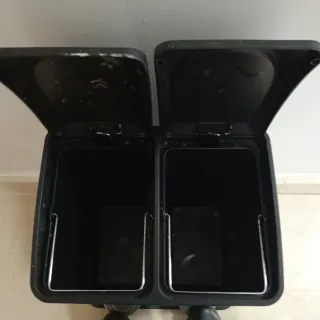 Cubo de reciclaje doble