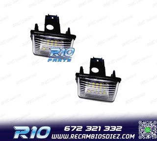 LUCES MATRÍCULA LED PARA CITROEN SAXO 99-02 TIPO 1