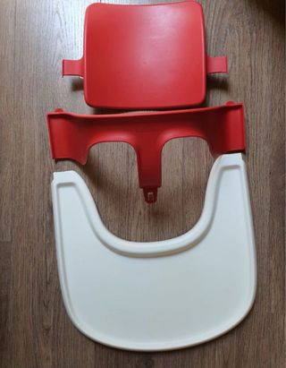 Baby Set y Bandeja Trona Stokke Roja