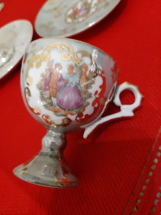 Coppia Tazzine Vintage con Piattini